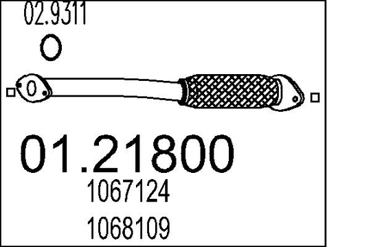 Pakoputki MTS 01.21800