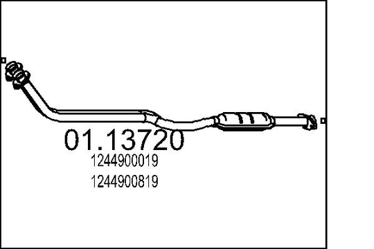 Pakoputki MTS 01.13720
