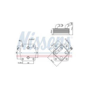 Öljynjäähdytin, moottoriöljy, lexus es, rx, toyota highlander, highlander / kluger, 157100P010, 1571031060