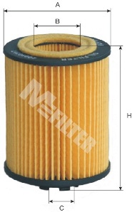 Öljynsuodatin MFILTER TE 616