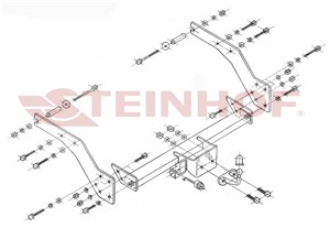 Vetokoukku, vakio, toyota hilux flak/chassi, hilux pick-up iv, hilux pick-up v, hilux pick-up vi