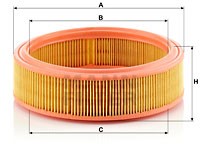Ilmansuodatin, austin metro fastback i, mini ii, mg metro, rover mini cabriolet, mini halvkombi, mini-moke, 5008 679, 5012 176, 93152736