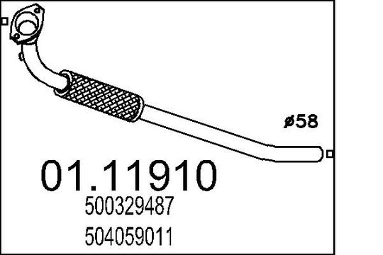 Pakoputki MTS 01.11910