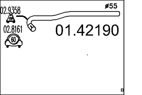 Pakoputki MTS 01.42190