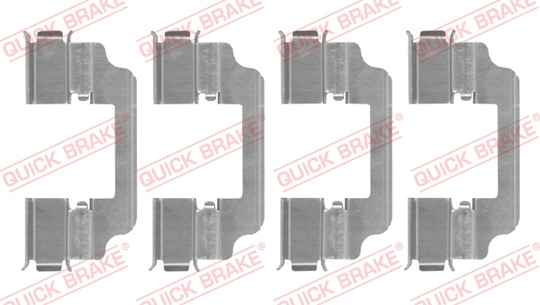 Tarvikesarja, jarrupala QUICK BRAKE 109-0154