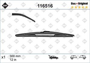 Pyyhkijänsulka, Takana, citroën,ford,nissan,opel,peugeot,renault,saab,toyota,vauxhall,volvo, 1272129, 1272134, 1462914, 1515014, 1609419