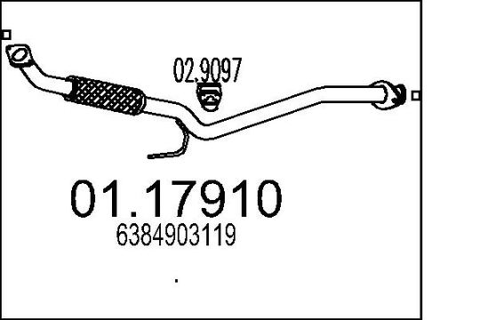 Pakoputki MTS 01.17910