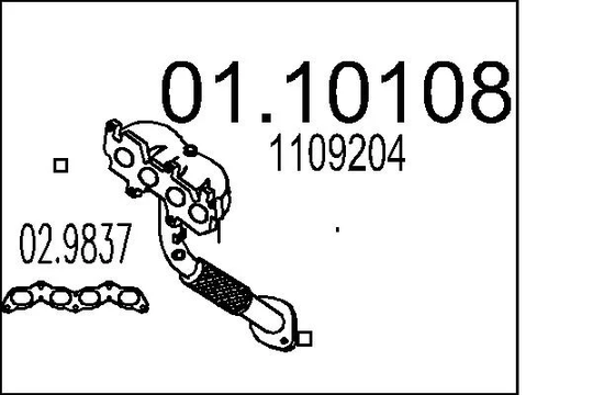 Pakoputki MTS 01.10108
