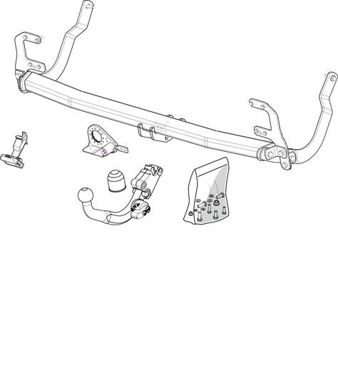 Vetokoukku BRINK 482100 Citroen C5 Break '08-