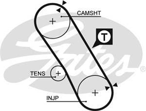 Hammashihna, nissan, 16806-0M900, 16806-0M925, 16806-16A00, 16806-16A10, 16806-54A00, 16806-54A10, 16806-54A25, 16806-54A26