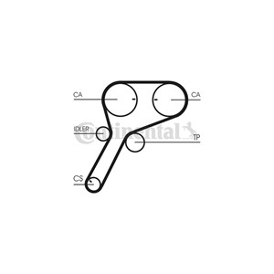 Hammashihna, ford ranger, mazda bt-50 pick-up, 1449040, 6M346268AA, WE0112205, WE0112205TT