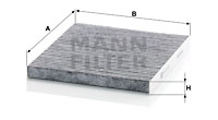 Raitisilmasuodatin MANN-FILTER CUK 23 009