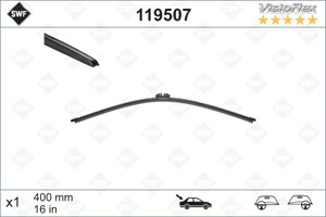 Pyyhkijänsulka, Takana, citroën c5 ii, opel vectra c gts, volvo c30, 13143421, 6272274, 6272301, 6426XT, 6426-XT