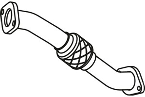 Pakoputki, Edessä, hyundai i20 i, 28610-1J100