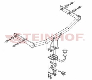 Vetokoukku, vakio, skoda fabia combi i, fabia combi ii, fabia sedan i