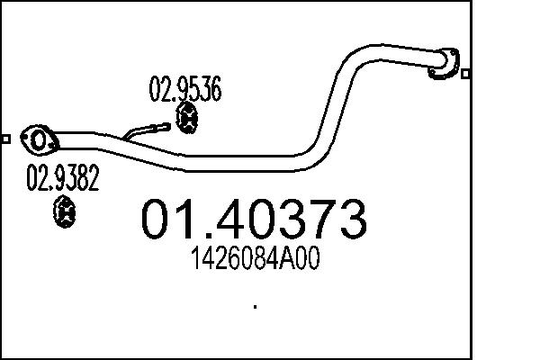 Pakoputki MTS 01.40373