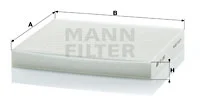 Raitisilmasuodatin MANN-FILTER CU 2362