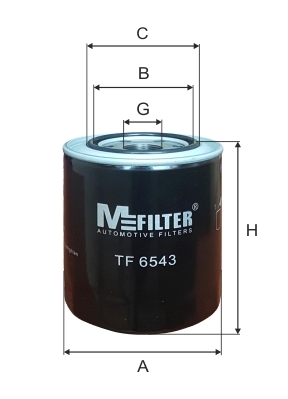 Öljynsuodatin MFILTER TF 6543
