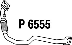 Pakoputki, Edessä, toyota rav 4 i, 17410-7A610