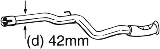 Korjausputki, katalysaattori BOSAL 889-159