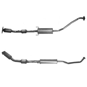 Katalysaattori, Takana, toyota corolla, corolla kombi, corolla sedan, corolla verso, 1741022260, 1741022310, 1741022440