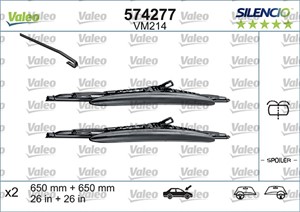 Pyyhkijänsulka, Edessä, citroën c8, fiat ulysse, lancia phedra, peugeot 807, 9464552880, 9464552980
