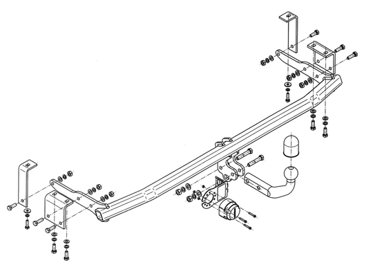 Vetokoukku STEINHOF STM-103 MB Citan 415