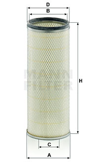 Toisioilmasuodatin MANN-FILTER CF 19 006 x