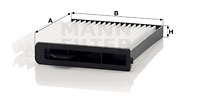 Raitisilmasuodatin MANN-FILTER CU 22 007