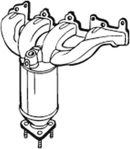 Katalysaattori, Edessä, opel, 55560958, 5849044, 850062, 850215, 850303, 9158633, 9158733, 95507207