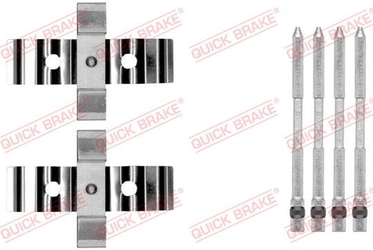 Tarvikesarja, jarrupala QUICK BRAKE 109-1848