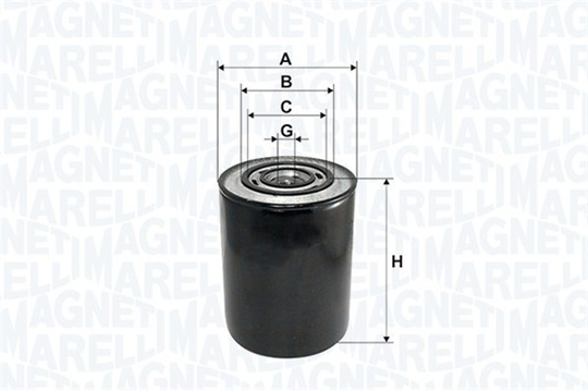 Öljynsuodatin MAGNETI MARELLI 153071760101