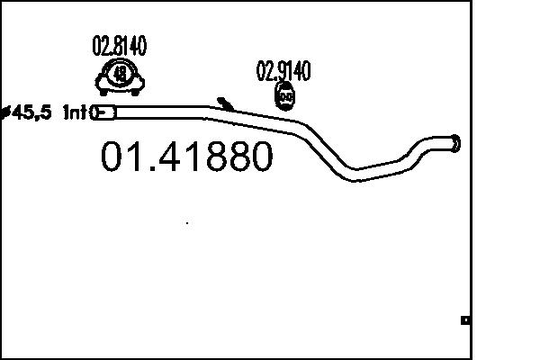 Pakoputki MTS 01.41880