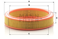 Ilmansuodatin MANN-FILTER C 2873/1