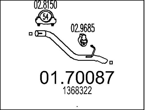 Pakoputki MTS 01.70087
