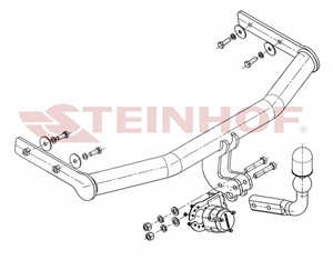 Vetokoukku, vakio, seat arosa, vw lupo i