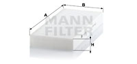 Raitisilmasuodatin MANN-FILTER CU 37 230