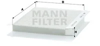 Raitisilmasuodatin MANN-FILTER CU 2422
