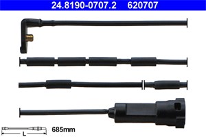 Kulumisenilmaisin, jarrupala, Etuakseli, opel,vauxhall, 12 38 984, 90425491