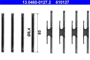 Tarvikesarja, jarrupala, Etuakseli, opel,vauxhall, 16 05 699, 16 05 804, 3494033, 90421602