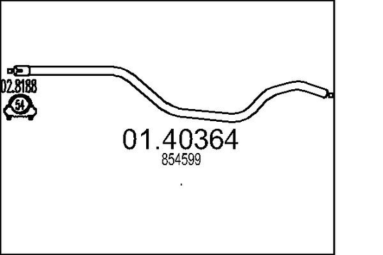 Pakoputki MTS 01.40364