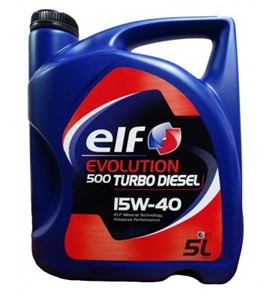 Moottoriöljy Elf Evo 500 Turbo Diesel 15W-40, Universal