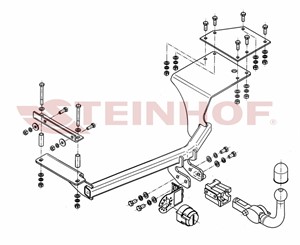 Vetokoukku, irrotettava, opel agila, suzuki splash