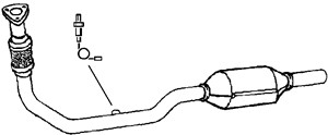 Katalysaattori, Edessä, seat arosa, vw lupo i, polo iii, 6N0253058BV, 6N0253058BX, 6N0253058MX, 6N0253208DX, 6N0253208RX, 6N0253208S, 6N