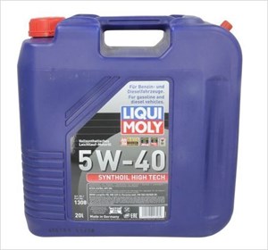 Moottoriöljy LIQUI MOLY Synthoil High Tech 5W-40 20L, Universal