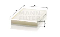 Raitisilmasuodatin MANN-FILTER CU 25 002