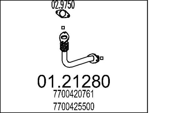 Pakoputki MTS 01.21280