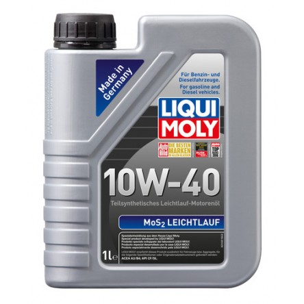 Moottoriöljy LIQUI MOLY MOS2 LEICHTLAUF 10W40 1L