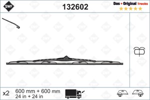 Pyyhkijänsulka, Edessä, iveco,nissan,opel,renault,renault trucks, 1405388, 5001856974, 5001865594