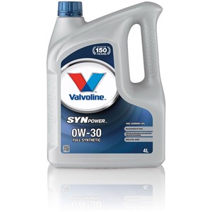 MOOTTORIÖLJY VALVOLINE SynPower FE 0W-30 A1/B1, A5/B5, 4L, sopii monia malleja